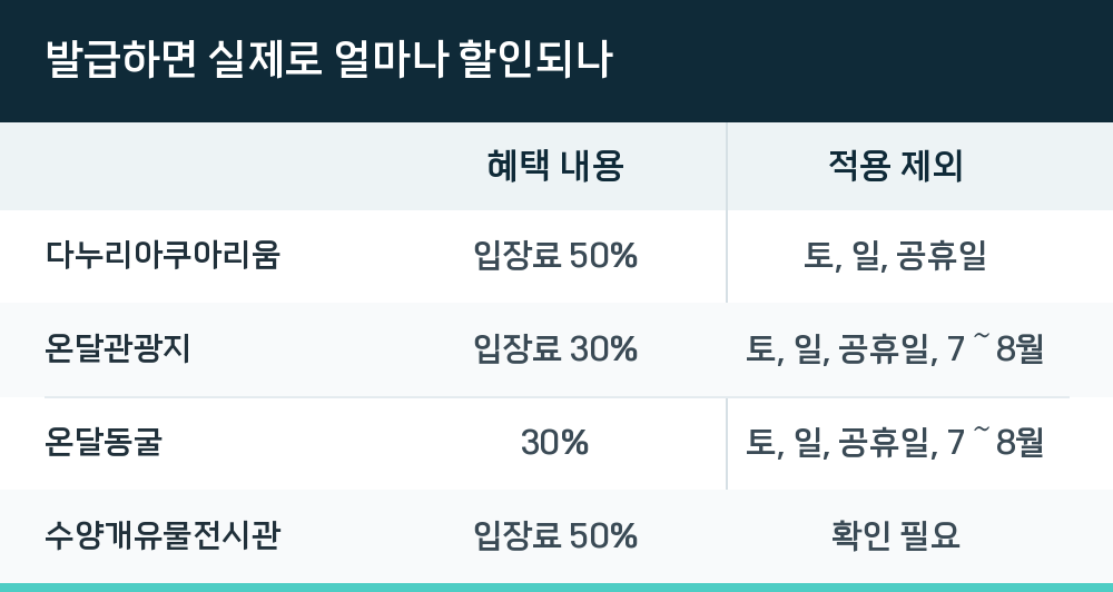 발급하면 실제로 얼마나 할인되나