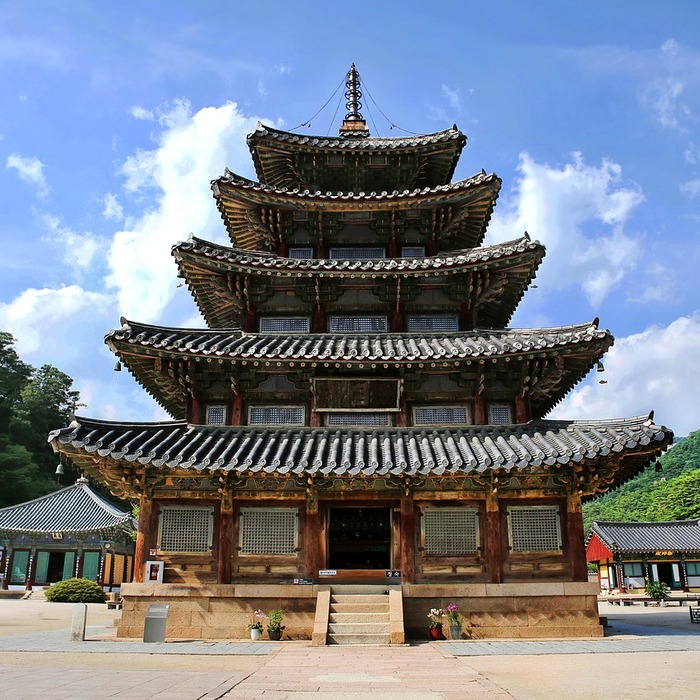 법주사 풍경
