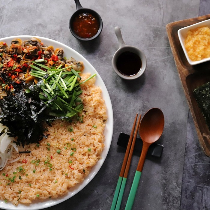 육회비빔밥 재료