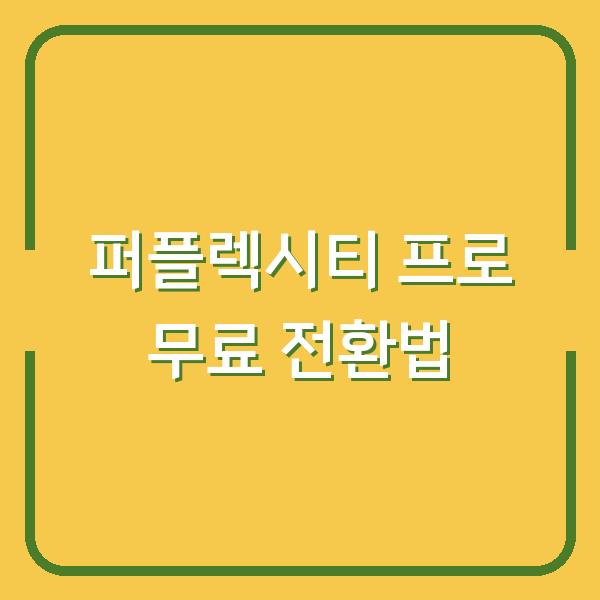퍼플렉시티 프로 3개월, 지금 바로 쿠폰 코드로 무료 전환하는 법